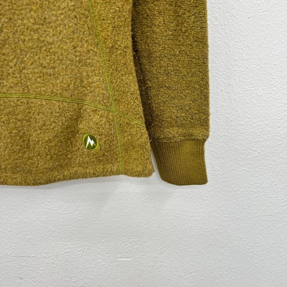 Marmot light brown full zip wool blend full zip jacket long sleeve  Size: M - Picture 9 of 9